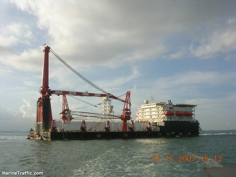 seven champion (Pipe Layer) - IMO 9377377, MMSI 565530000, Call Sign S6ES7 under the flag of Singapore