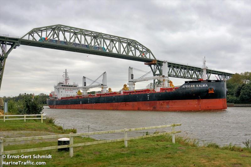 african kalmia (Bulk Carrier) - IMO 9666431, MMSI 636015892, Call Sign D5DI9 under the flag of Liberia