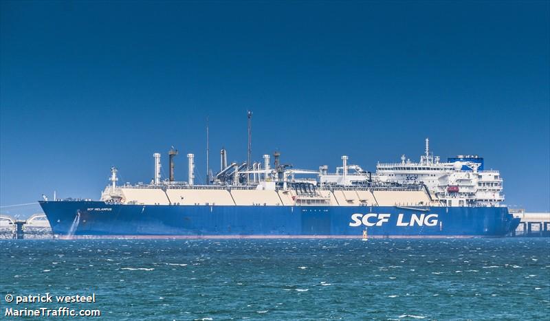 scf melampus (LNG Tanker) - IMO 9654878, MMSI 636016376, Call Sign D5FW4 under the flag of Liberia