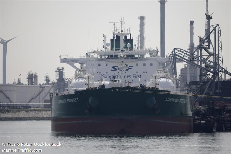 lomonosov prospect (Crude Oil Tanker) - IMO 9826732, MMSI 636018688, Call Sign D5QX5 under the flag of Liberia