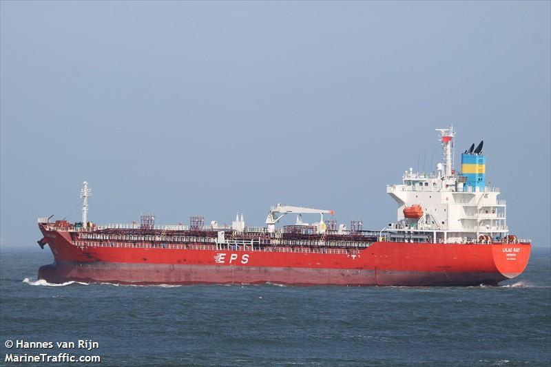 lilac ray (Chemical/Oil Products Tanker) - IMO 9883481, MMSI 636019637, Call Sign D5VK9 under the flag of Liberia