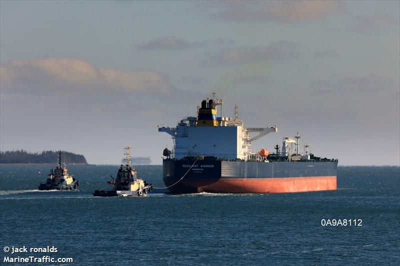 resilient warrior (Crude Oil Tanker) - IMO 9856359, MMSI 636019763, Call Sign D5WA8 under the flag of Liberia