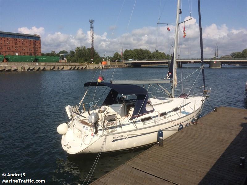 atlas (Sailing vessel) - IMO , MMSI 221724710, Call Sign DA 4434