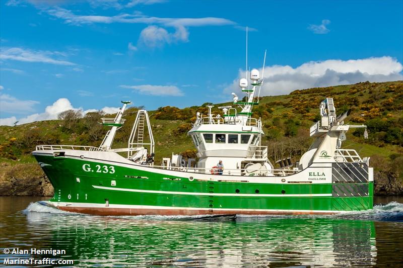 ella (Fishing vessel) - IMO , MMSI 250006112, Call Sign EIXN4 under the flag of Ireland
