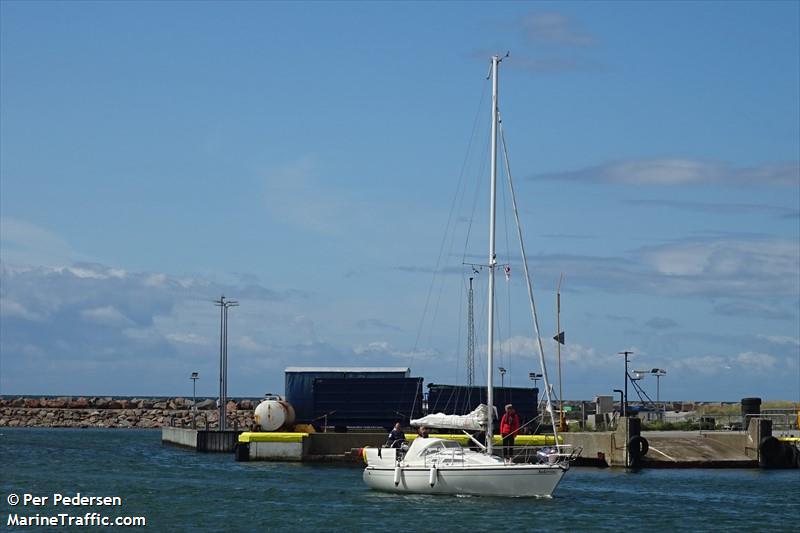 andersine (Pleasure craft) - IMO , MMSI 219021865, Call Sign XPB6351 under the flag of Denmark