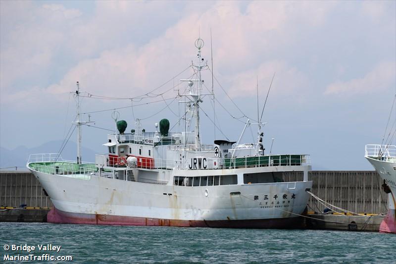 senshu maru no.3 (Fishing vessel) - IMO , MMSI 431100690, Call Sign JRWC under the flag of Japan
