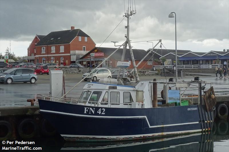 fn42 birgitte (-) - IMO , MMSI 219009335, Call Sign XP4458 under the flag of Denmark