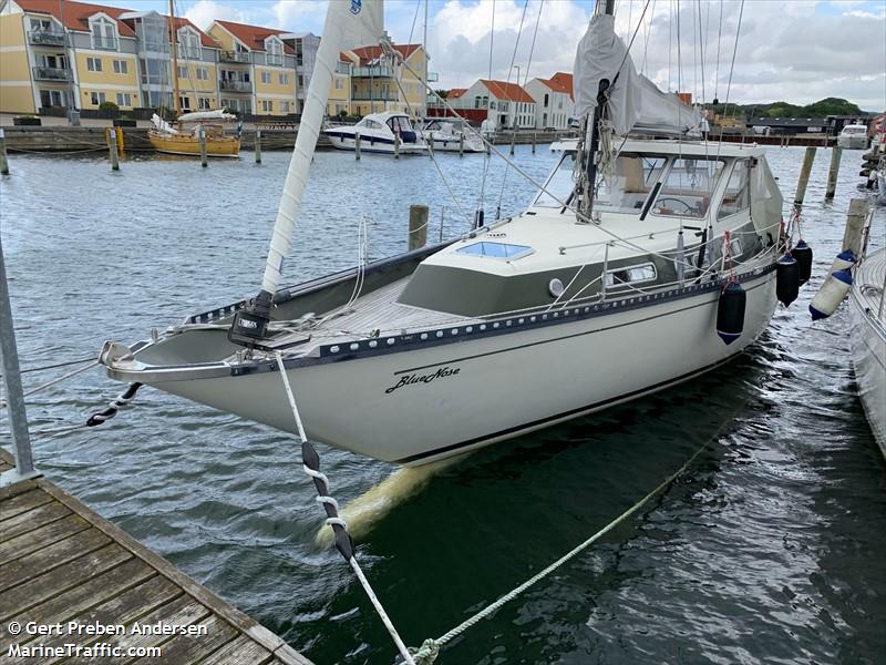 blue nose (Pleasure craft) - IMO , MMSI 219023085, Call Sign XPH2075 under the flag of Denmark