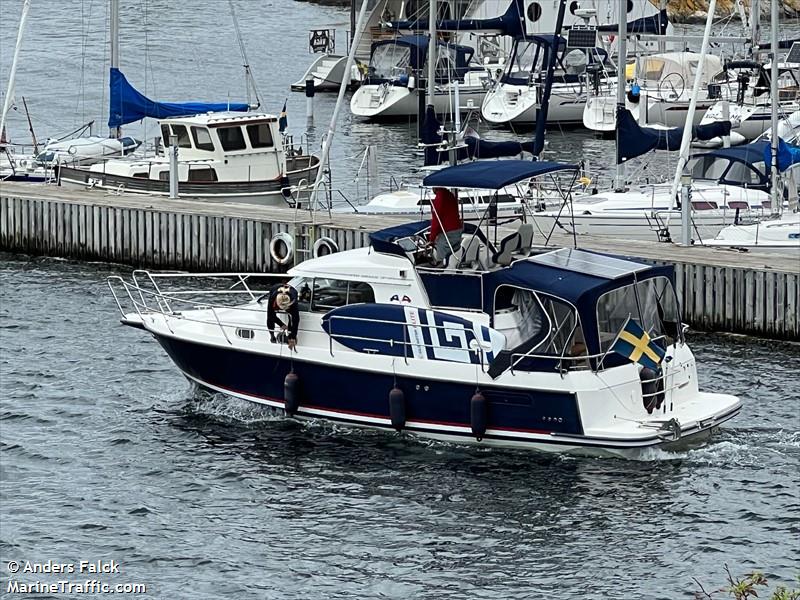 my elsa (Pleasure craft) - IMO , MMSI 265011650, Call Sign SF2812 under the flag of Sweden