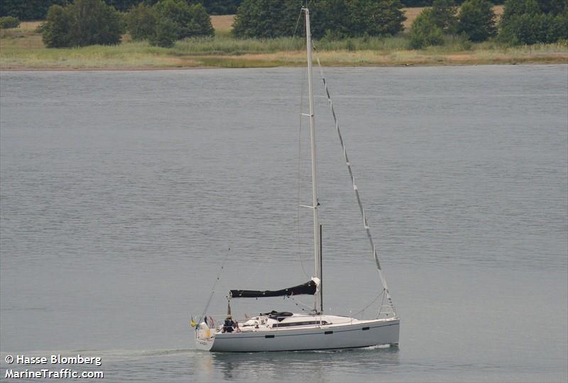 kaida (Sailing vessel) - IMO , MMSI 265667970, Call Sign SD9225 under the flag of Sweden
