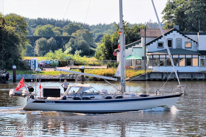 mathilda (Sailing vessel) - IMO , MMSI 269113260, Call Sign HBY5378 under the flag of Switzerland