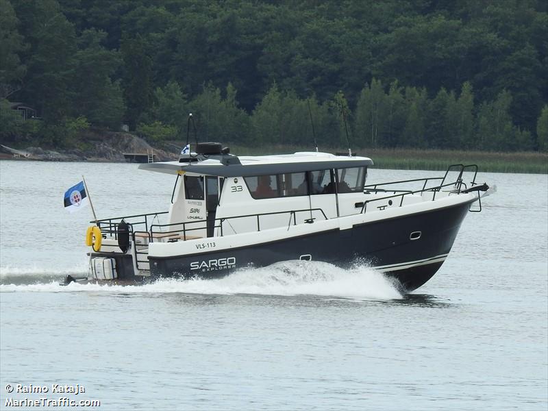 siiri (Pleasure craft) - IMO , MMSI 276006590, Call Sign ES3295 under the flag of Estonia