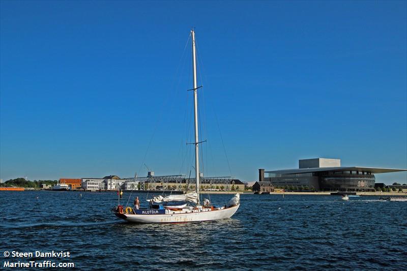 alotola (Sailing vessel) - IMO , MMSI 219020838, Call Sign XPA2105 under the flag of Denmark