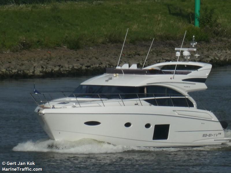 thalia (Pleasure craft) - IMO , MMSI 244830038, Call Sign PE8930 under the flag of Netherlands