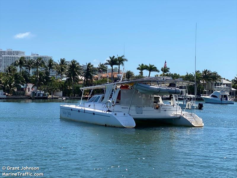 indigo lady (Pleasure craft) - IMO , MMSI 368061790, Call Sign WDK5108 under the flag of United States (USA)