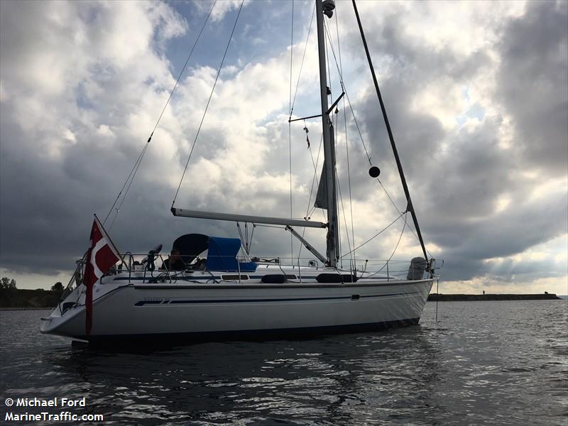 namib (Sailing vessel) - IMO , MMSI 219015745, Call Sign XPE3410 under the flag of Denmark