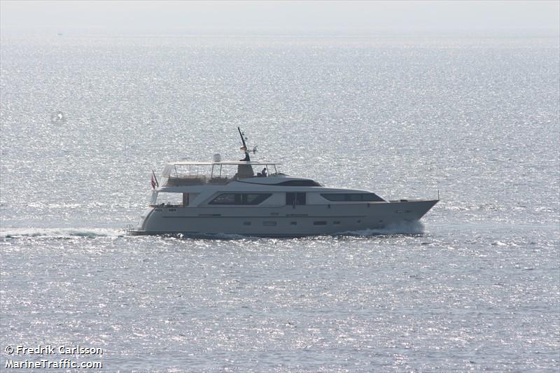 la rubia (Pleasure craft) - IMO , MMSI 235113888, Call Sign 2IYU9 under the flag of United Kingdom (UK)