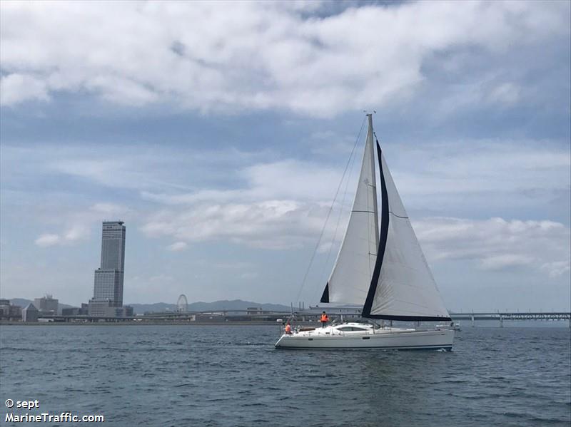 sept (Sailing vessel) - IMO , MMSI 431013349 under the flag of Japan
