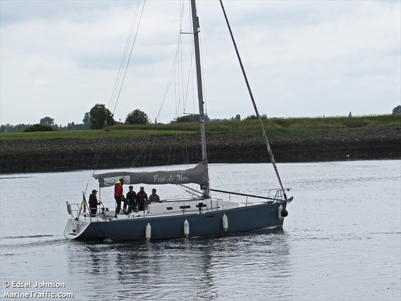 frie de mer (Sailing vessel) - IMO , MMSI 205502630, Call Sign OP5026 under the flag of Belgium