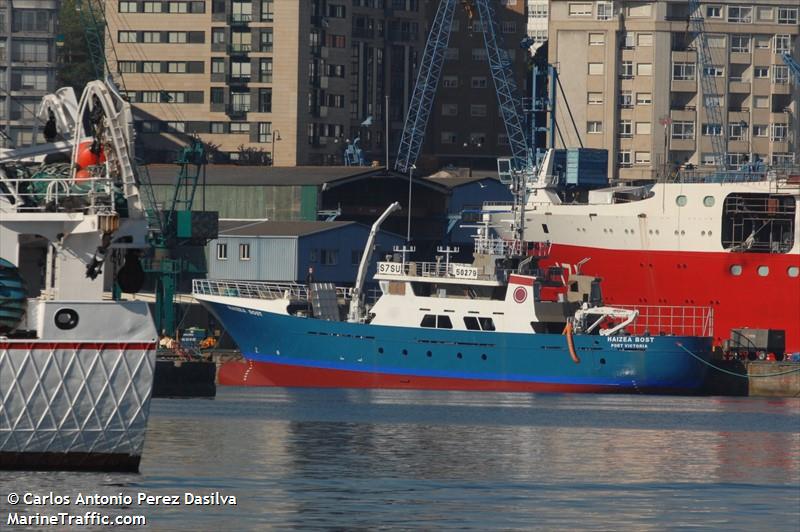 haizea bost (Fishing Support Vessel) - IMO 9808089, MMSI 224428000, Call Sign EATY under the flag of Spain