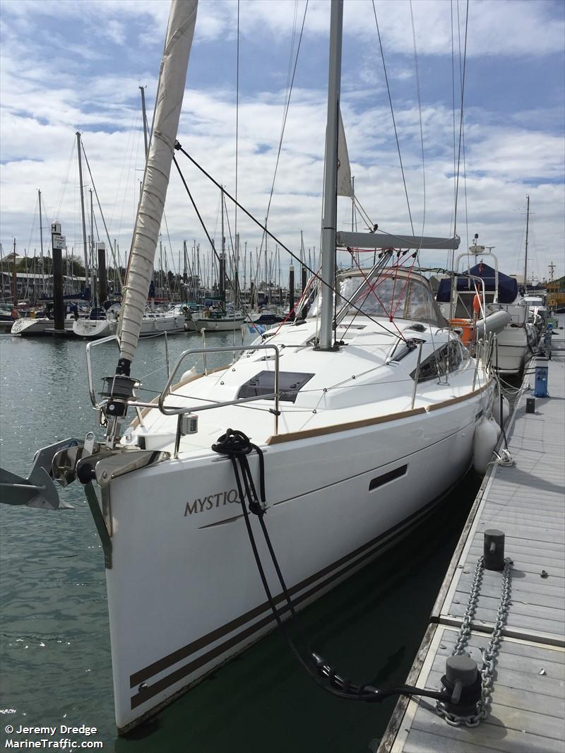 mystique (Sailing vessel) - IMO , MMSI 232015781, Call Sign MDEE5 under the flag of United Kingdom (UK)