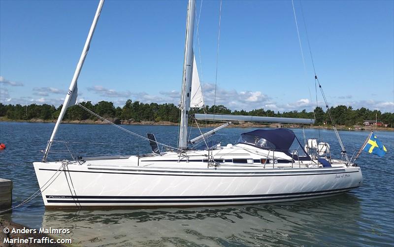 inez (Sailing vessel) - IMO , MMSI 265706270, Call Sign SE4857 under the flag of Sweden
