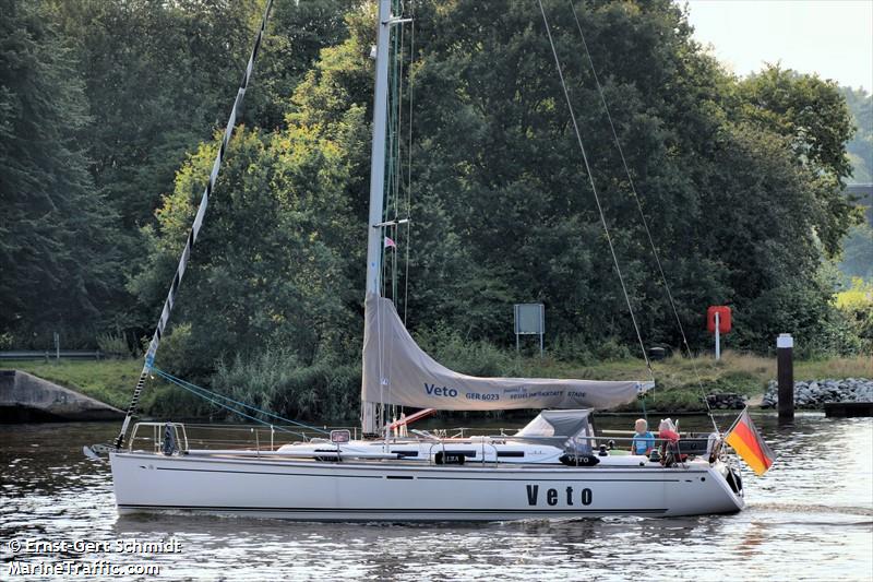 veto (Sailing vessel) - IMO , MMSI 211317890, Call Sign DF4700 under the flag of Germany