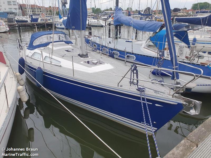 polaris (Sailing vessel) - IMO , MMSI 211330080, Call Sign DJ2360 under the flag of Germany