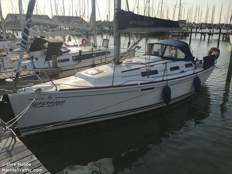 obsession (Sailing vessel) - IMO , MMSI 211376150, Call Sign DJ5780 under the flag of Germany