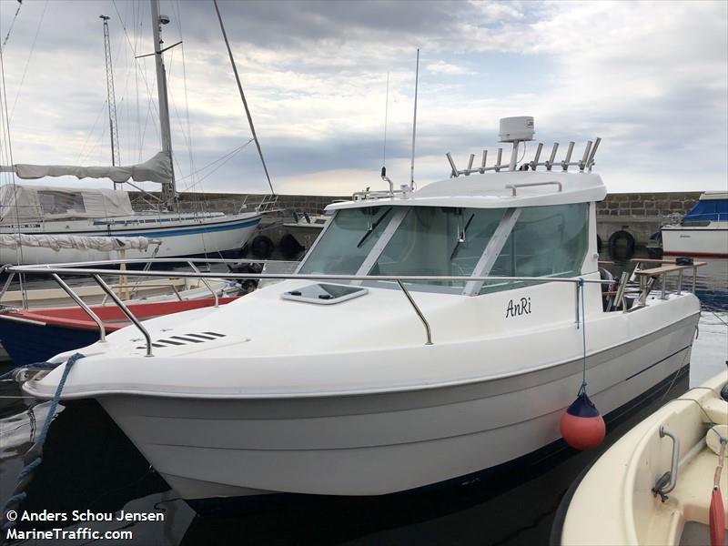 anri (Pleasure craft) - IMO , MMSI 219012544, Call Sign XPD9255 under the flag of Denmark