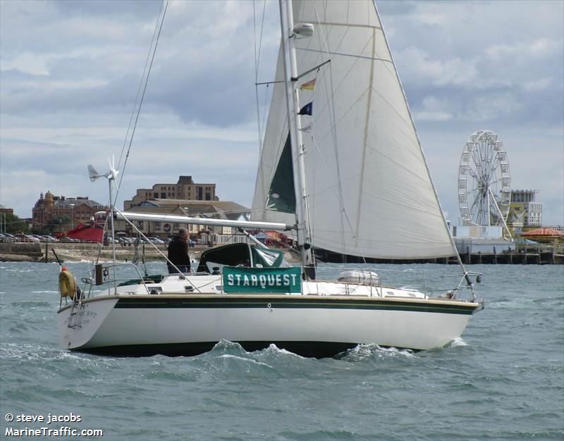 starquest (Unknown) - IMO , MMSI 235062057, Call Sign 2AQF2 under the flag of United Kingdom (UK)