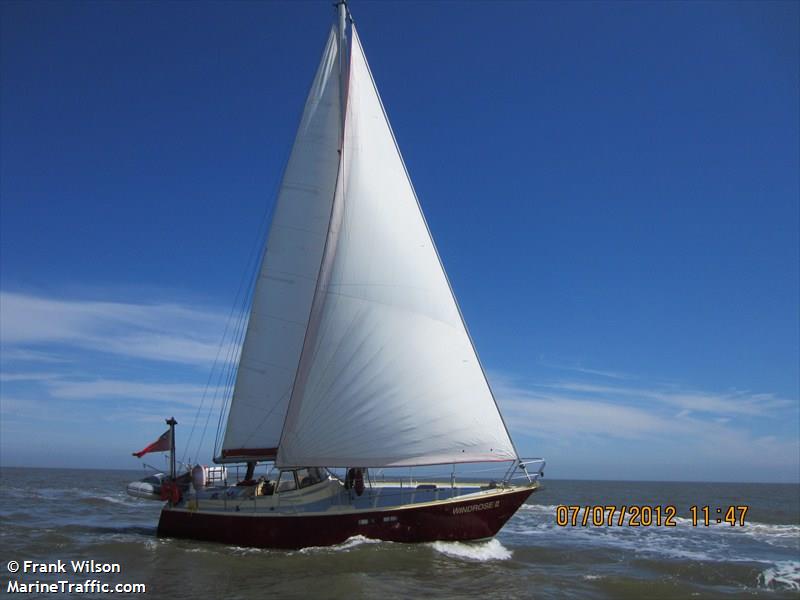 windrose ii (Sailing vessel) - IMO , MMSI 235083582, Call Sign ZIYJ9 under the flag of United Kingdom (UK)