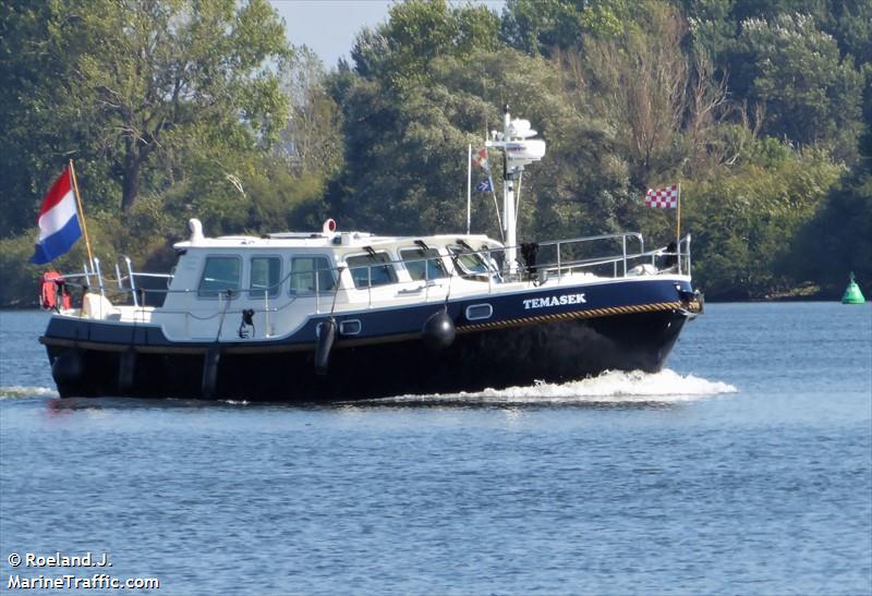 temasek (Pleasure craft) - IMO , MMSI 244026137, Call Sign PI4101 under the flag of Netherlands