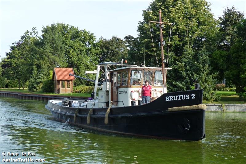 brutus 2 (Pleasure craft) - IMO , MMSI 244190025, Call Sign PC6439 under the flag of Netherlands