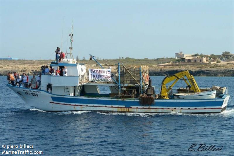 graziella (Fishing vessel) - IMO , MMSI 247145850, Call Sign IUKL under the flag of Italy