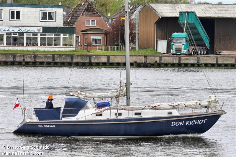 don kichot (Sailing vessel) - IMO , MMSI 261037650, Call Sign SPS3856 under the flag of Poland