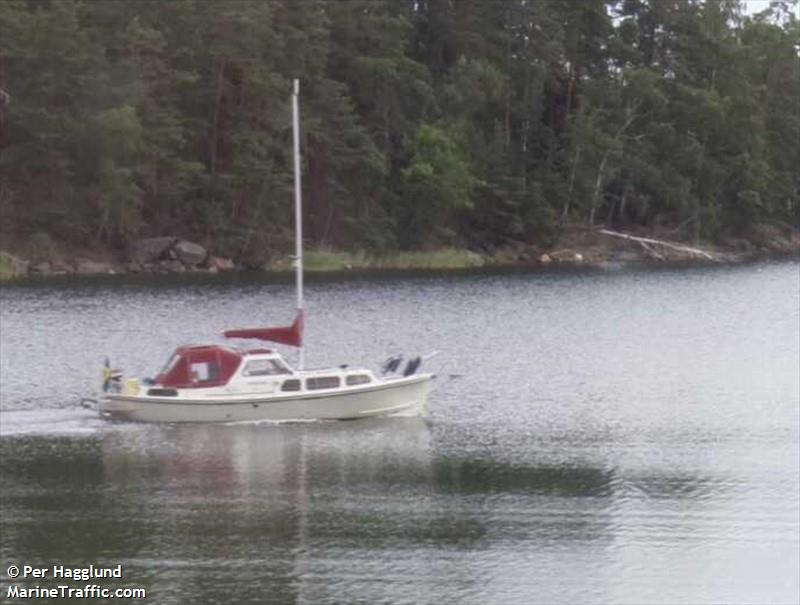 evelina (Sailing vessel) - IMO , MMSI 265719860, Call Sign SE6195 under the flag of Sweden