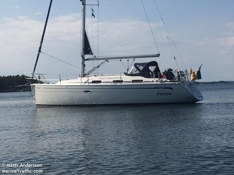 aurora (Sailing vessel) - IMO , MMSI 265801720, Call Sign SF5020 under the flag of Sweden