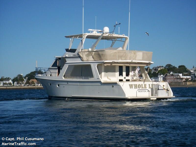 whole life (Pleasure craft) - IMO , MMSI 338025772, Call Sign WBK4367 under the flag of USA