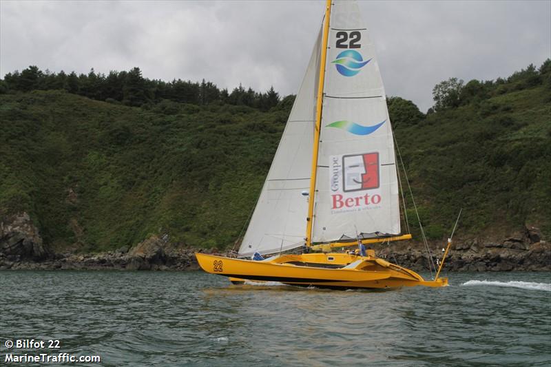 bilfot solo sailor (-) - IMO , MMSI 227515330 under the flag of France