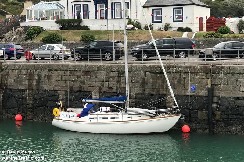 opus two (Sailing vessel) - IMO , MMSI 232017285, Call Sign MDPJ4 under the flag of United Kingdom (UK)
