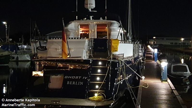 ghost iv (Pleasure craft) - IMO , MMSI 211046818, Call Sign DD6818 under the flag of Germany