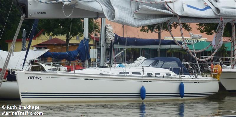 sy oeding (Sailing vessel) - IMO , MMSI 211479580, Call Sign DD5812 under the flag of Germany
