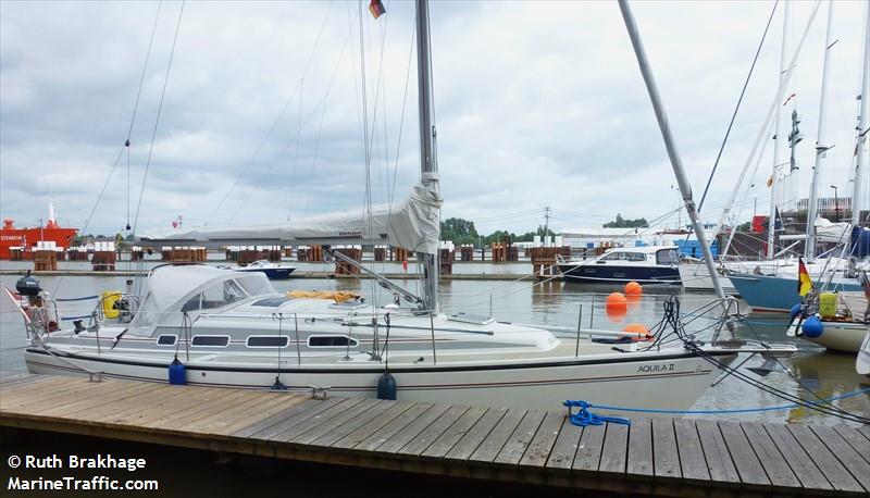 aquila ii (Sailing vessel) - IMO , MMSI 219020024, Call Sign XPE6463 under the flag of Denmark