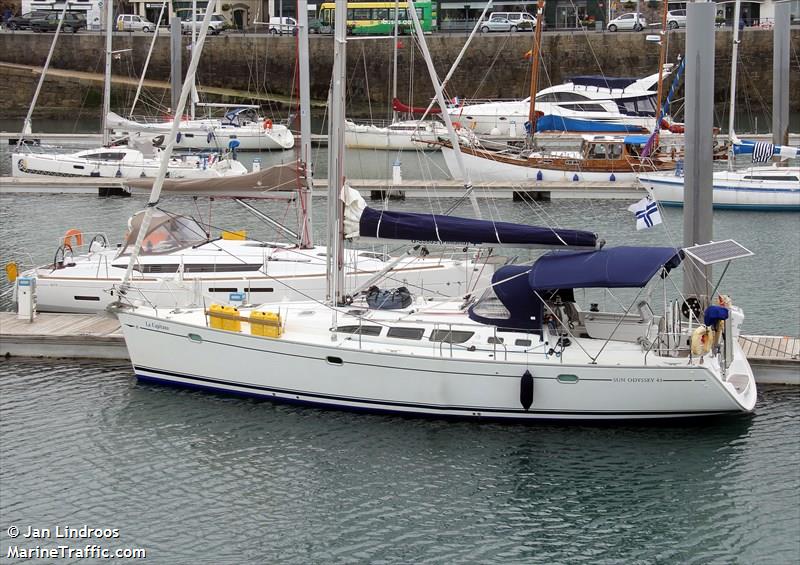 la capitana (Sailing vessel) - IMO , MMSI 230043890, Call Sign OH2130 under the flag of Finland