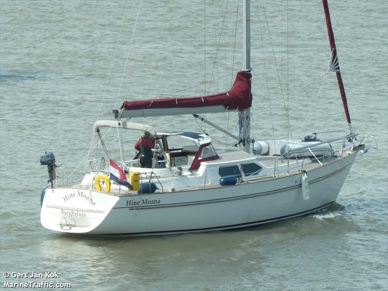 hine moana (Pleasure craft) - IMO , MMSI 244136603, Call Sign PH5778 under the flag of Netherlands