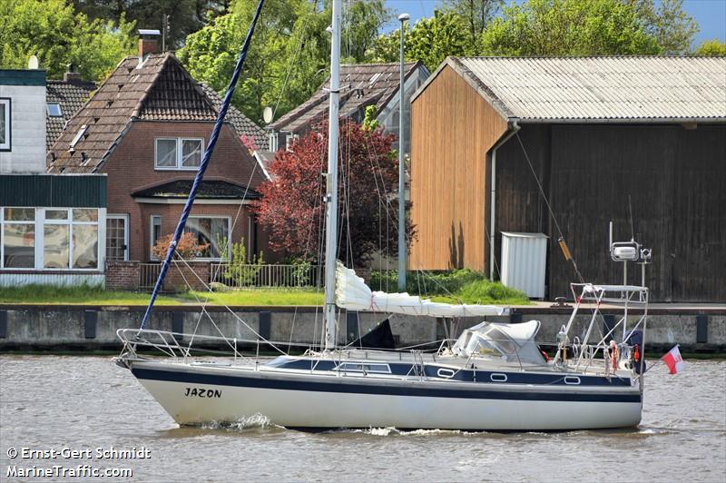 jazon (Sailing vessel) - IMO , MMSI 261031990, Call Sign SPG4282 under the flag of Poland