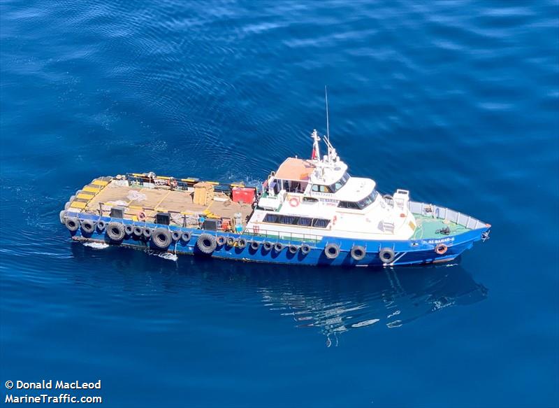 al bahar 6 (Offshore Tug/Supply Ship) - IMO 8873221, MMSI 471197000, Call Sign HO9242 under the flag of United Arab Emirates (UAE)