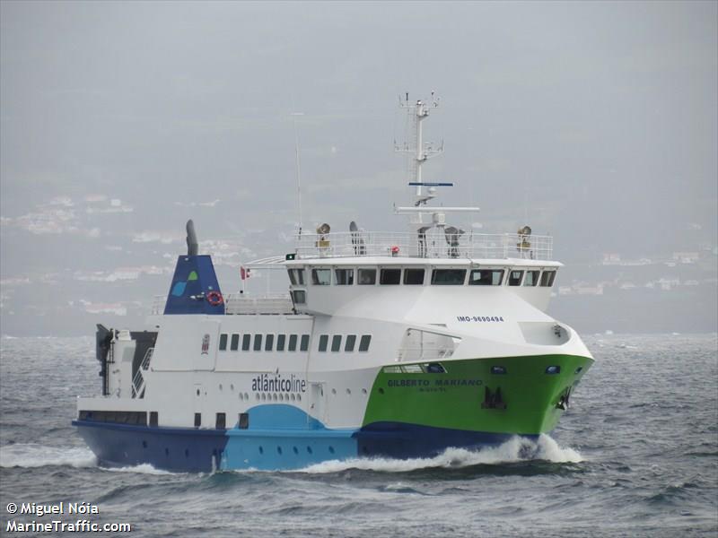 gilberto mariano (Passenger/Ro-Ro Cargo Ship) - IMO 9690494, MMSI 204701390, Call Sign CSMG under the flag of Azores