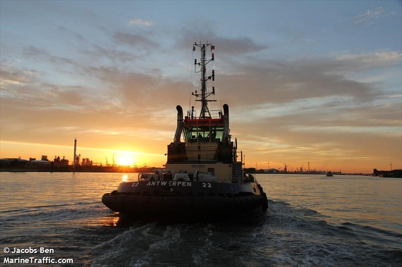 tug 22 (Tug) - IMO , MMSI 205252690, Call Sign OT2526 under the flag of Belgium